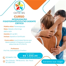 Intervenção Fisioterapêutica no Doente Crítico - CURSO_282909